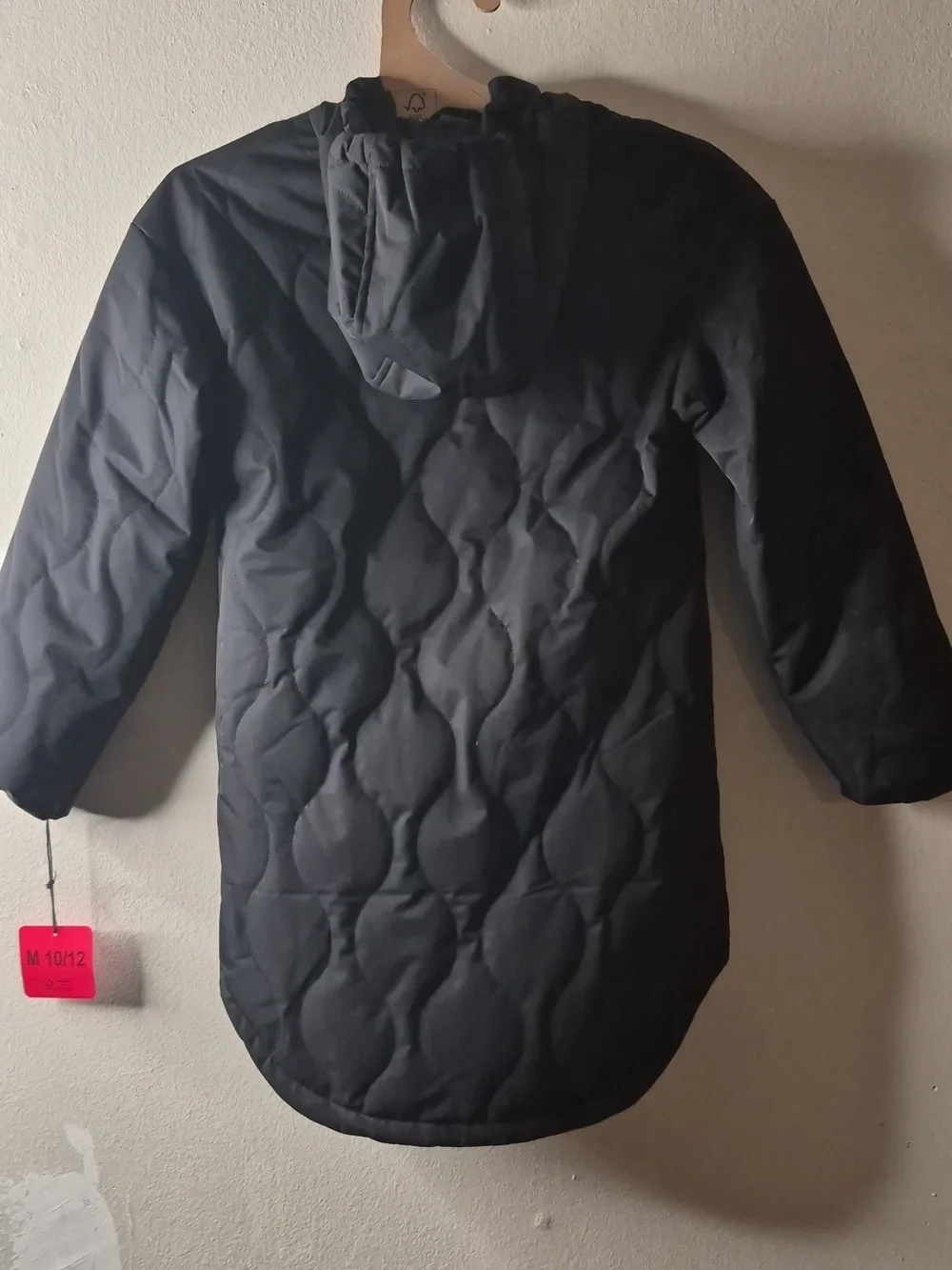 Mondetta Black Quilted Hooded Puffer Jacket